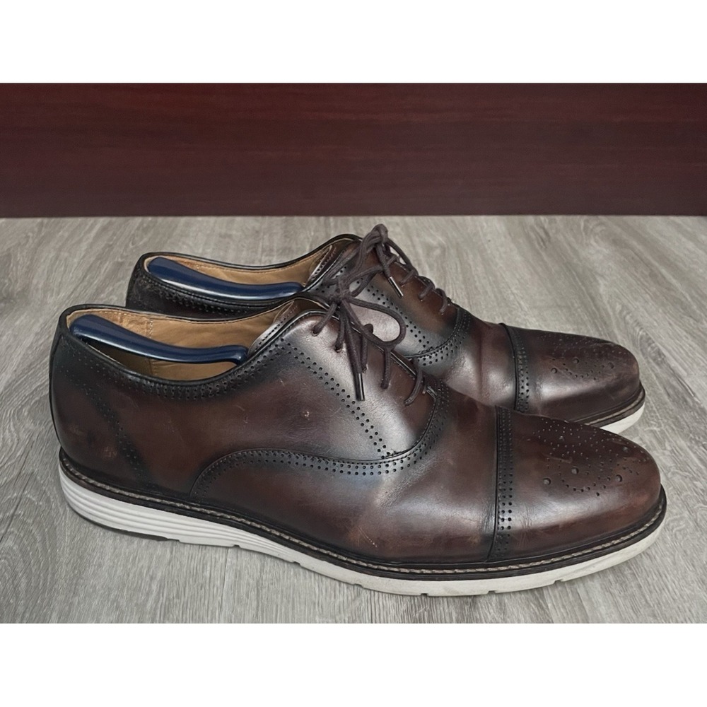 Belvedere Studio Wingtip Leather ‎ Oxford Shoes Men's 11